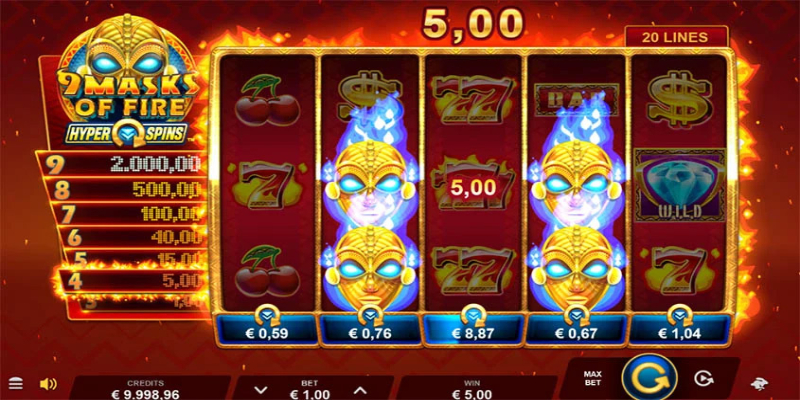 Mẹo Chơi "9 Mặt Nạ Lửa HyperSpins"