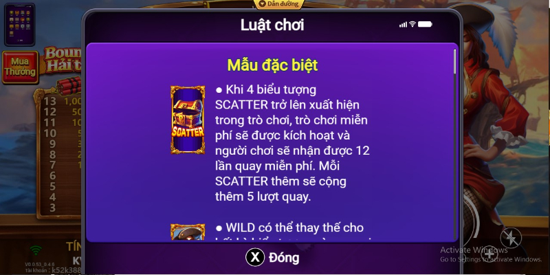 Luật chơi "Bounty Hải Tặc" (Bounty Pirate)