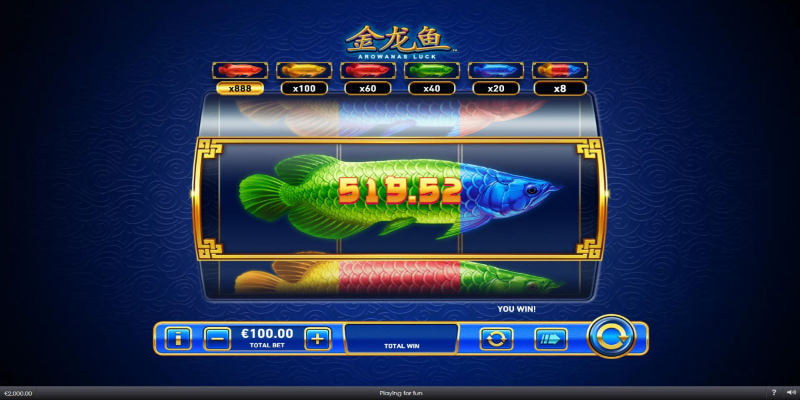 Giới thiệu game "Cá Rồng Vàng" (Arowanas Luck)