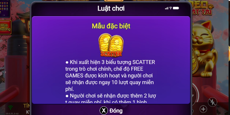 Luật chơi Mèo Phát Tài