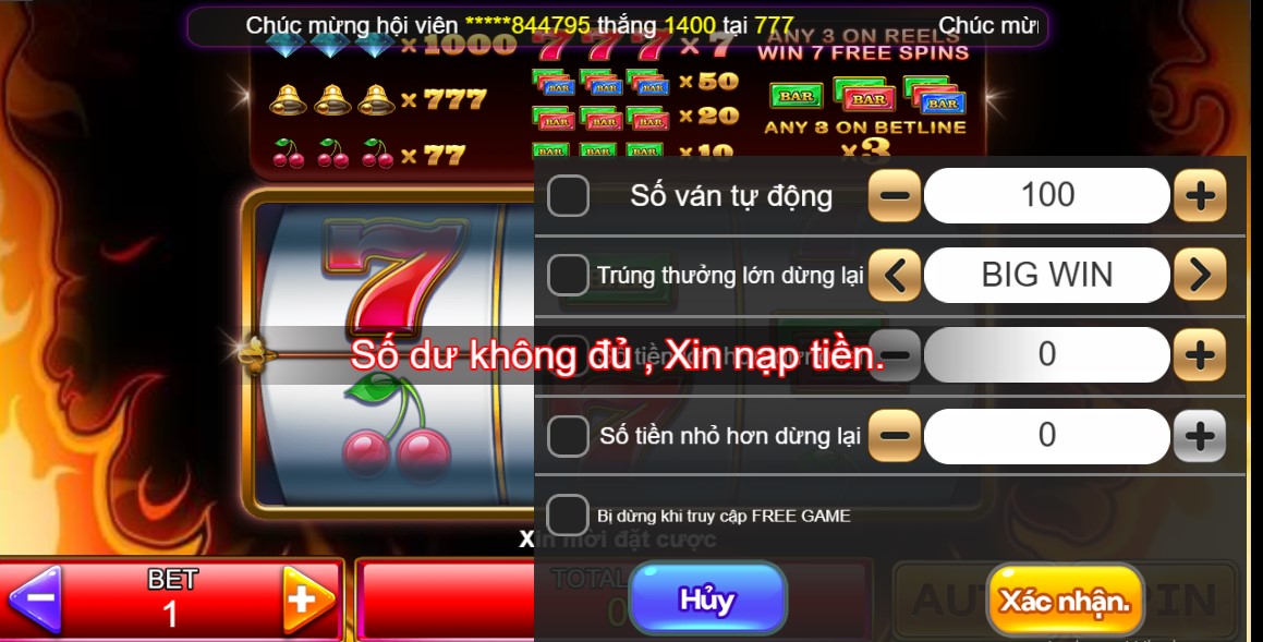 Mẹo Chơi "777" Để Dễ Trúng Thưởng