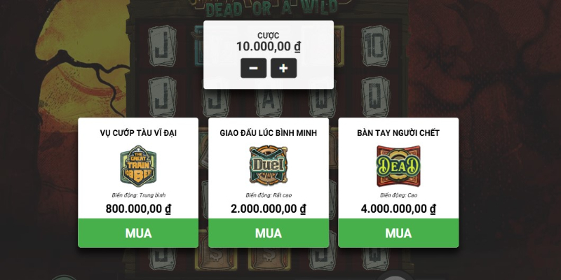 Luật chơi Nổ Hũ Wanted Dead or a Wild